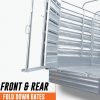 10 x 6 Cattle/Livestock Crate Trailer, Dual Axle, Heavy Duty, 3500kg ATM