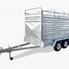 10 x 6 Cattle/Livestock Crate Trailer, Dual Axle, Heavy Duty, 3500kg ATM