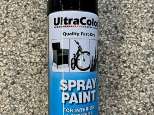 UltraColor Hammertone Black 250g Spray Can