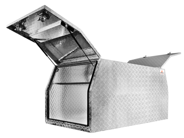 C3 Aluminium Half Canopy Cross Deck Ute Toolbox 1780 x 1000 x 850mm