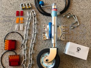 3000kg Trailer Kit, Rocker Roller, 10" Electric Brakes