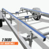 6.2m Wobble Roller Boat Trailer rated at 1500kg
