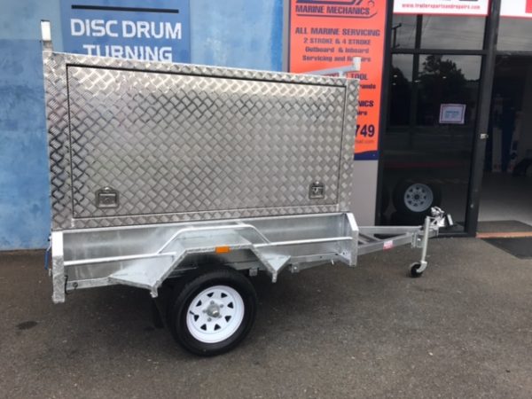 6 x 4 Canopy Trailer Square Sides