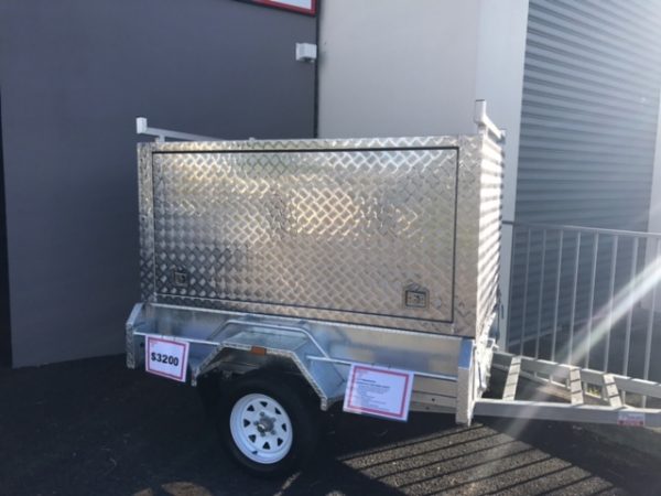 6 x 4 Canopy Trailer Square Sides