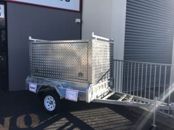 6 x 4 Canopy Trailer Square Sides