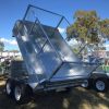 8 x 5 Hydraulic Tipping Trailer, Dual Axle, Heavy Duty, 3500kg ATM