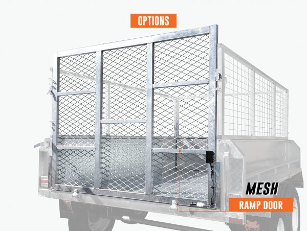 8 x 5 PREMIUM Box Tipping Trailer (Fully Welded) 300mm High Side 750kg ATM