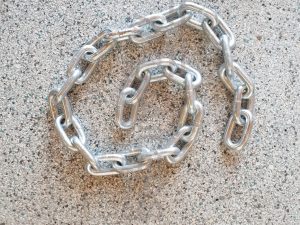 13mm Rated Safety Chain 900mm Zinc