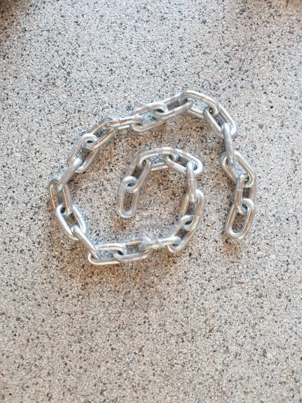 13mm Rated Safety Chain 800mm Zinc