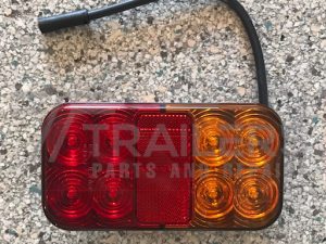 Rectangle LED Stop/Tail/Indicator/Reflector with 40cm Cable 'Plug and Play'