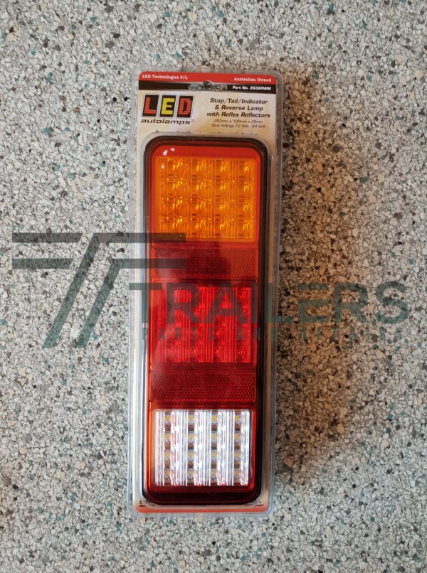 Stop/Tail/Indicator and Reverse Lamp with Reflex Reflectors