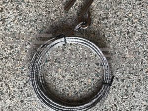 4mm x 4.50 m Cable and S Hook