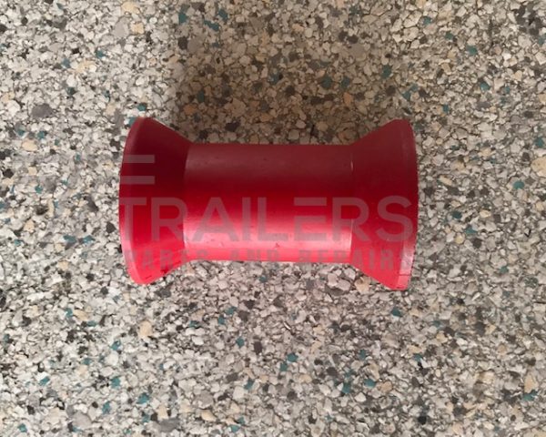 4” Keel Roller Red 17mm Bore