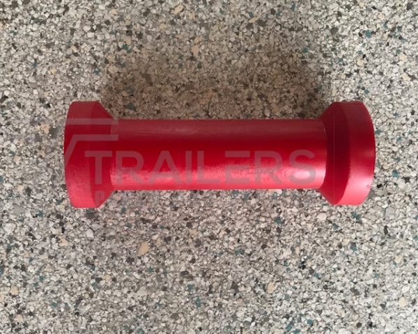 8” Keel Roller  Red 17mm Bore