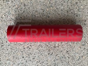12” Flat Bilge Roller Ø 72mm Red 25mm Bore`