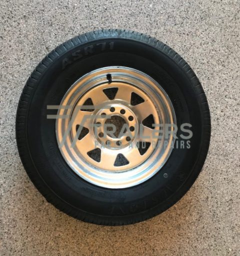 13” Galvanised Multi Fit Rim suit HT and Ford wheel with 175 Light ...