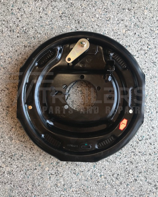 Rockwell Left Electric Brake Backing Plate For Trailer – 12-1/4 X 5 – 12K/16K Capacity