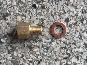 Copper Washer and Brass Hydraulic Union