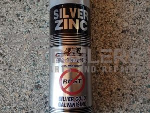 Silver Zinc Cold Galvanising Spray