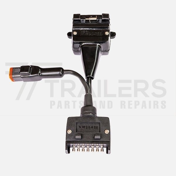 elecbrakes Adapter Flat 7 Pin to Flat 12 Pin Socket