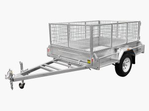 7 x 5 PREMIUM Box Tipping Trailer (Fully Welded) 300mm High Side 750kg ATM