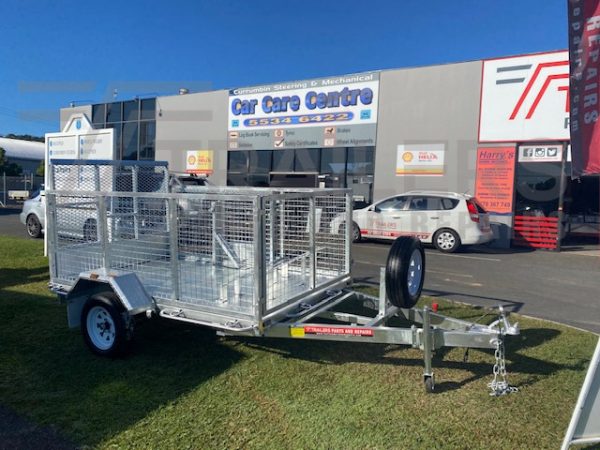 8 x 5 ATV and Caged Trailer 750kg ATM