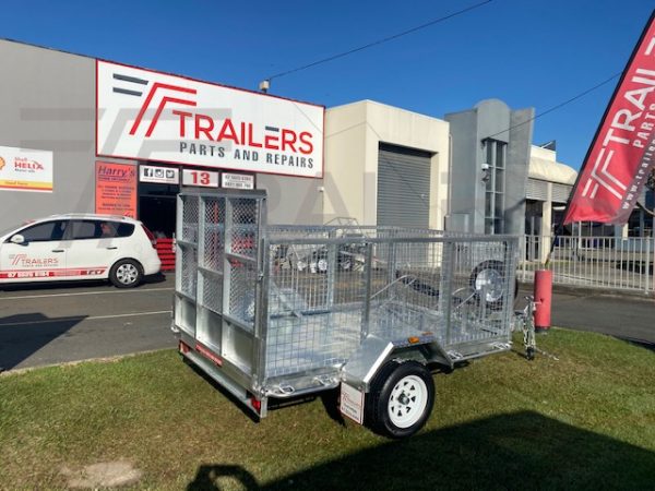 8 x 5 ATV and Caged Trailer 750kg ATM