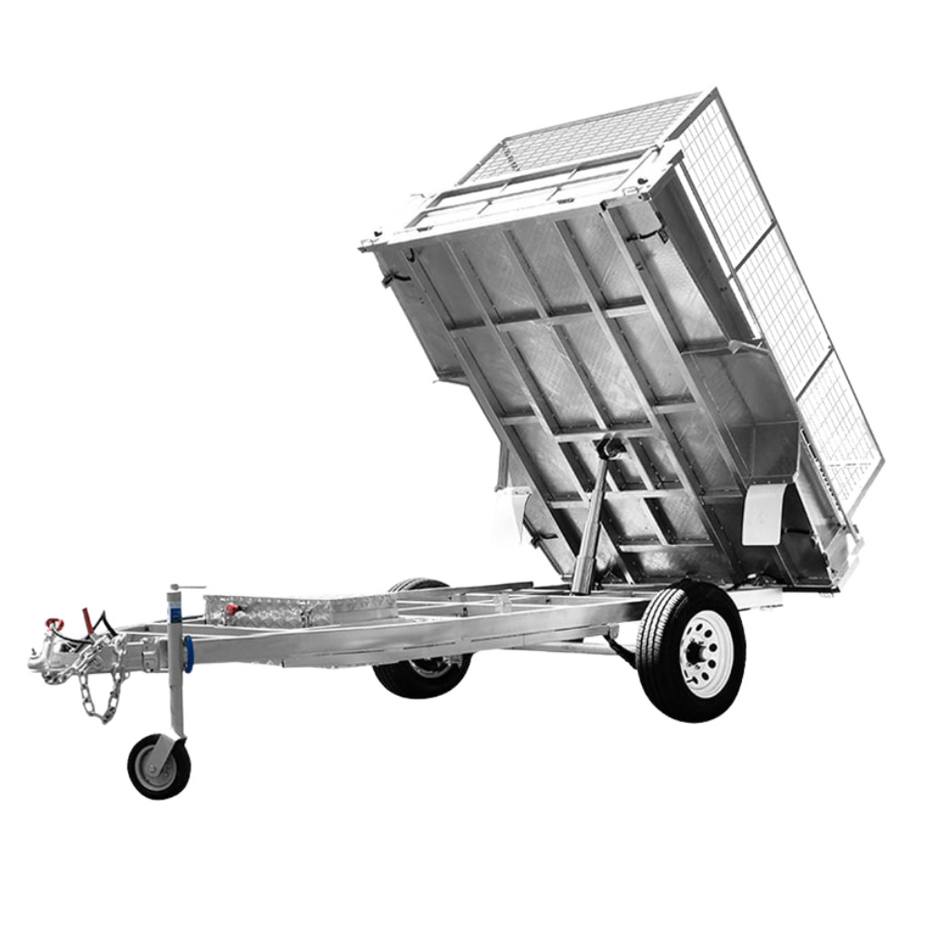 8 x 5 Heavy Duty Single Axle Hydraulic Tipper 1800kg ATM - Image 2