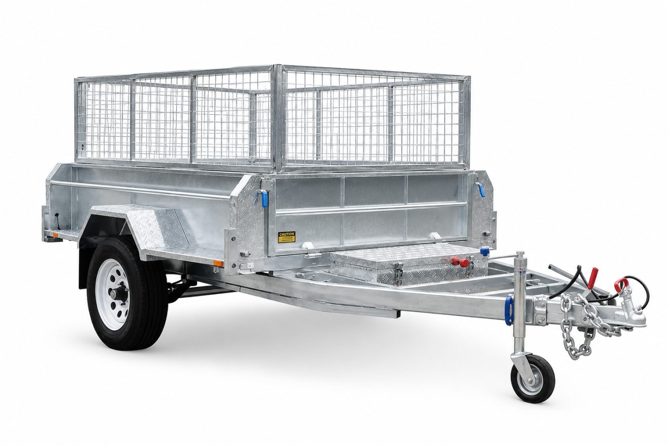 8 x 5 Heavy Duty Single Axle Hydraulic Tipper 1800kg ATM - Image 5